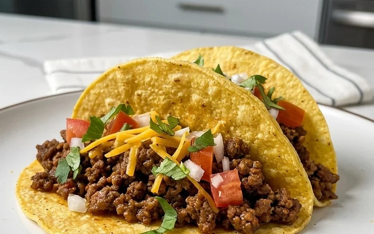 Crispy Ground Beef Tacos