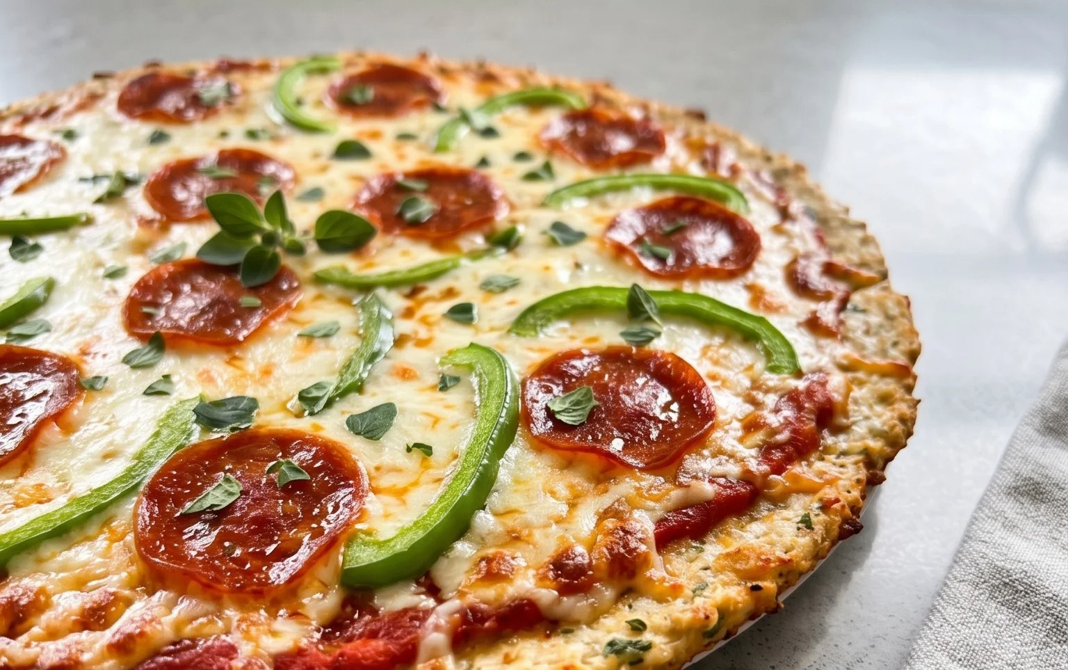 Chicken Crust Pizza (Low Carb + High Protein