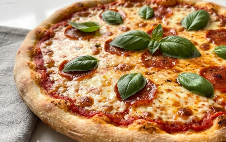 An excellent No Yeast Pizza Dough - quick easy homemade pizza!
