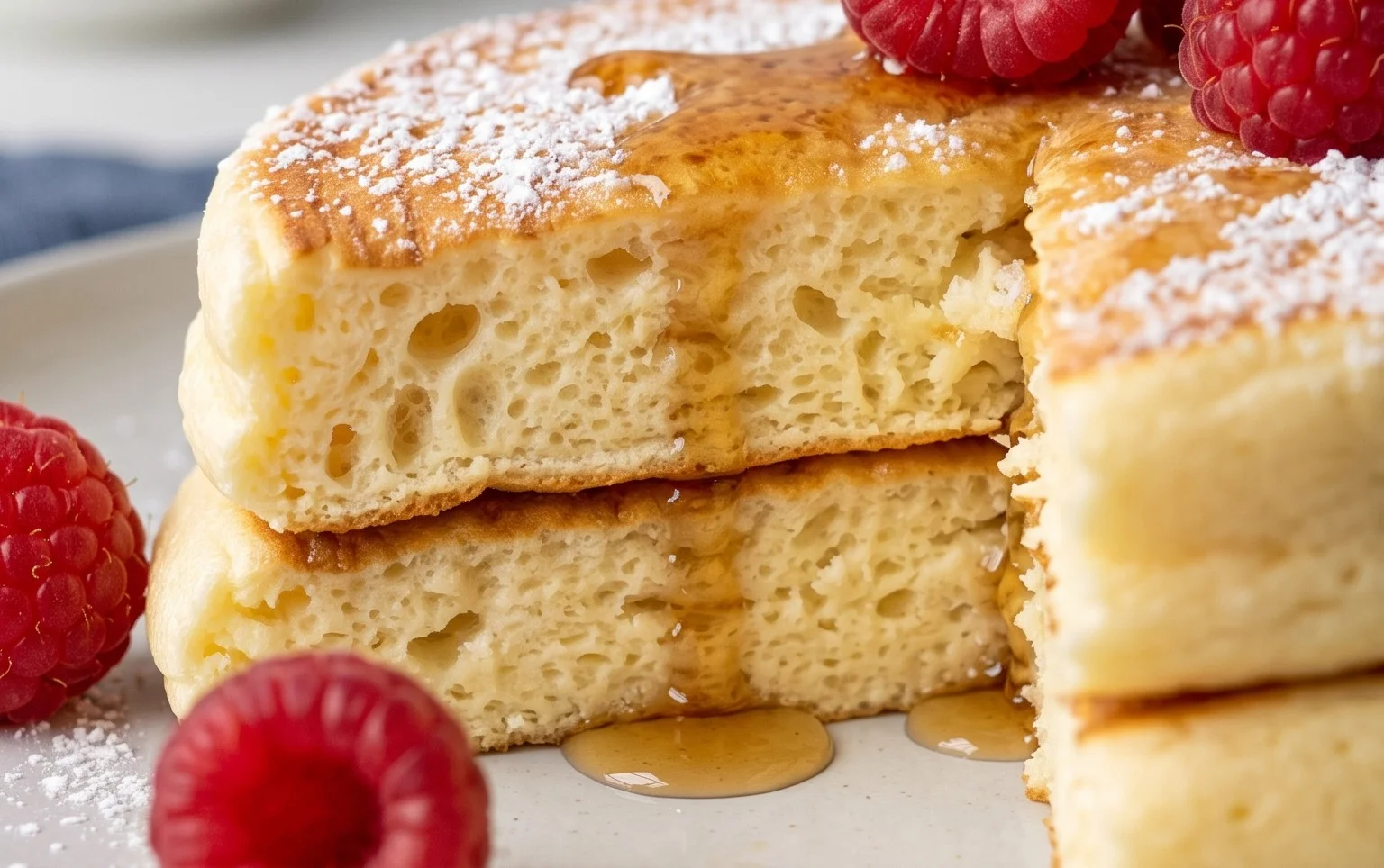 Fluffy Japanese Soufflé Pancakes