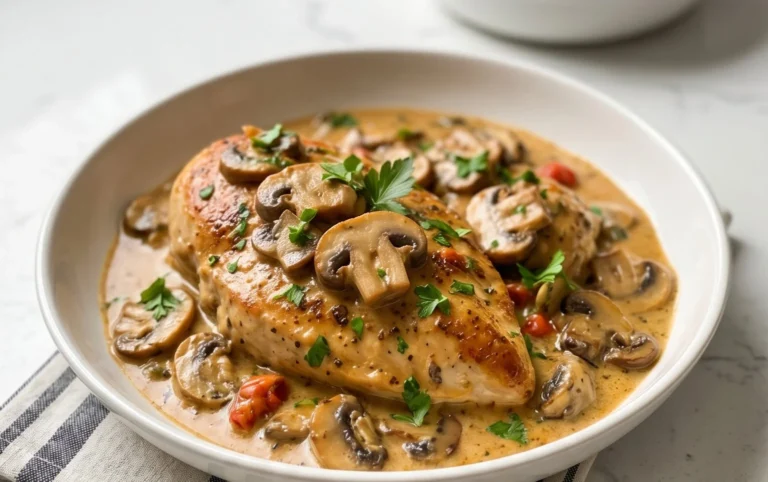 Creamy Mushroom Chicken Recipe