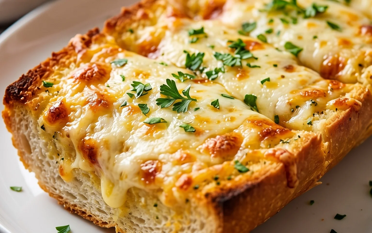 BEST CHEESY GARLIC BREAD RECIPE