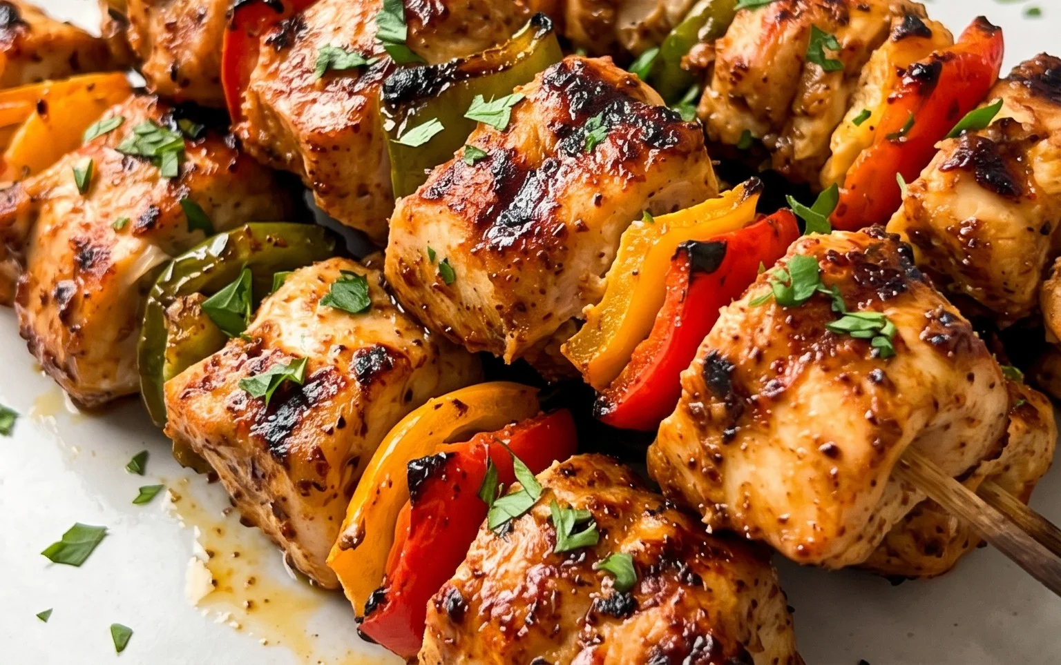 Air Fryer Chicken Skewers (VIDEO)