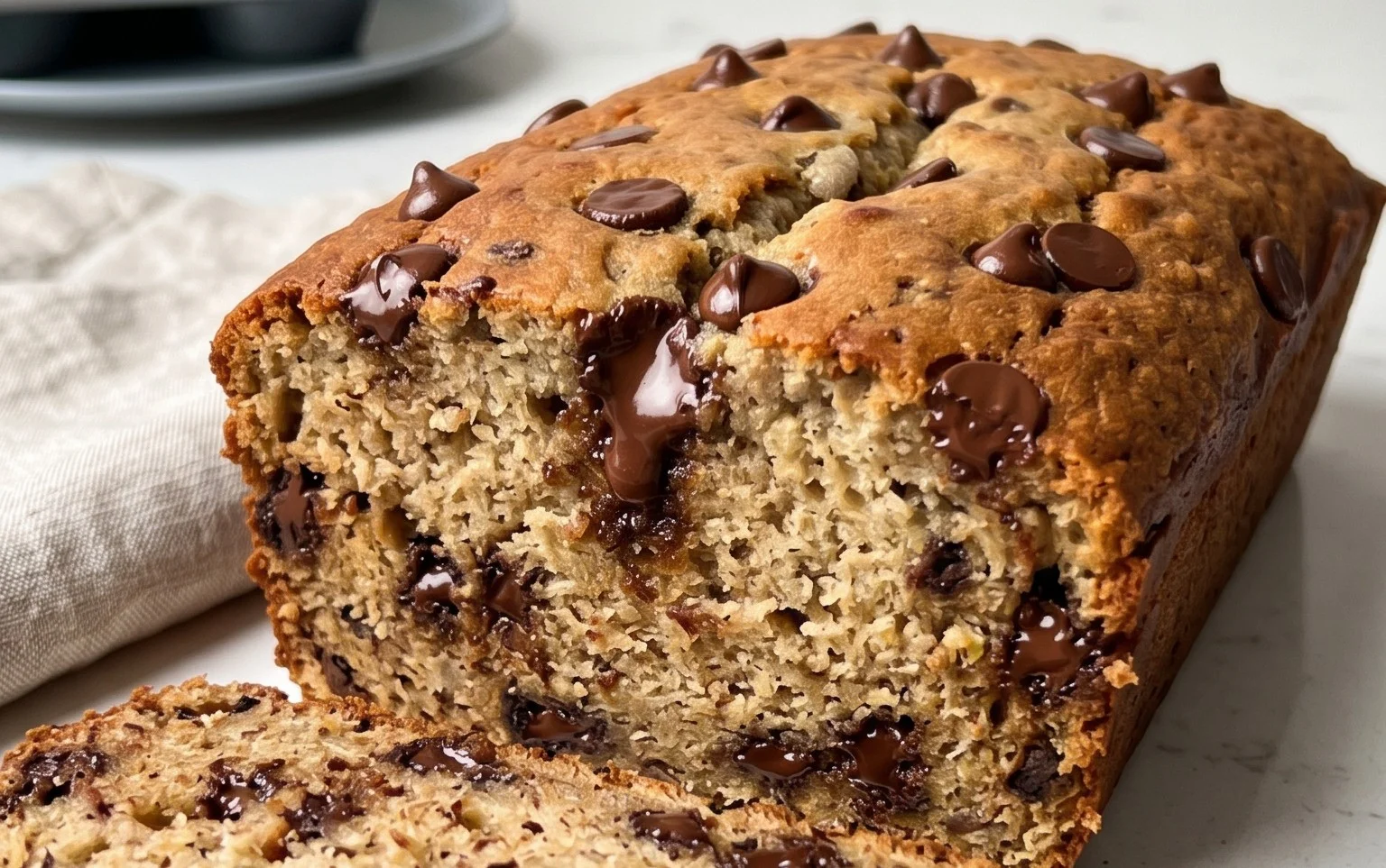 Easy Chocolate Chip Banana Bread