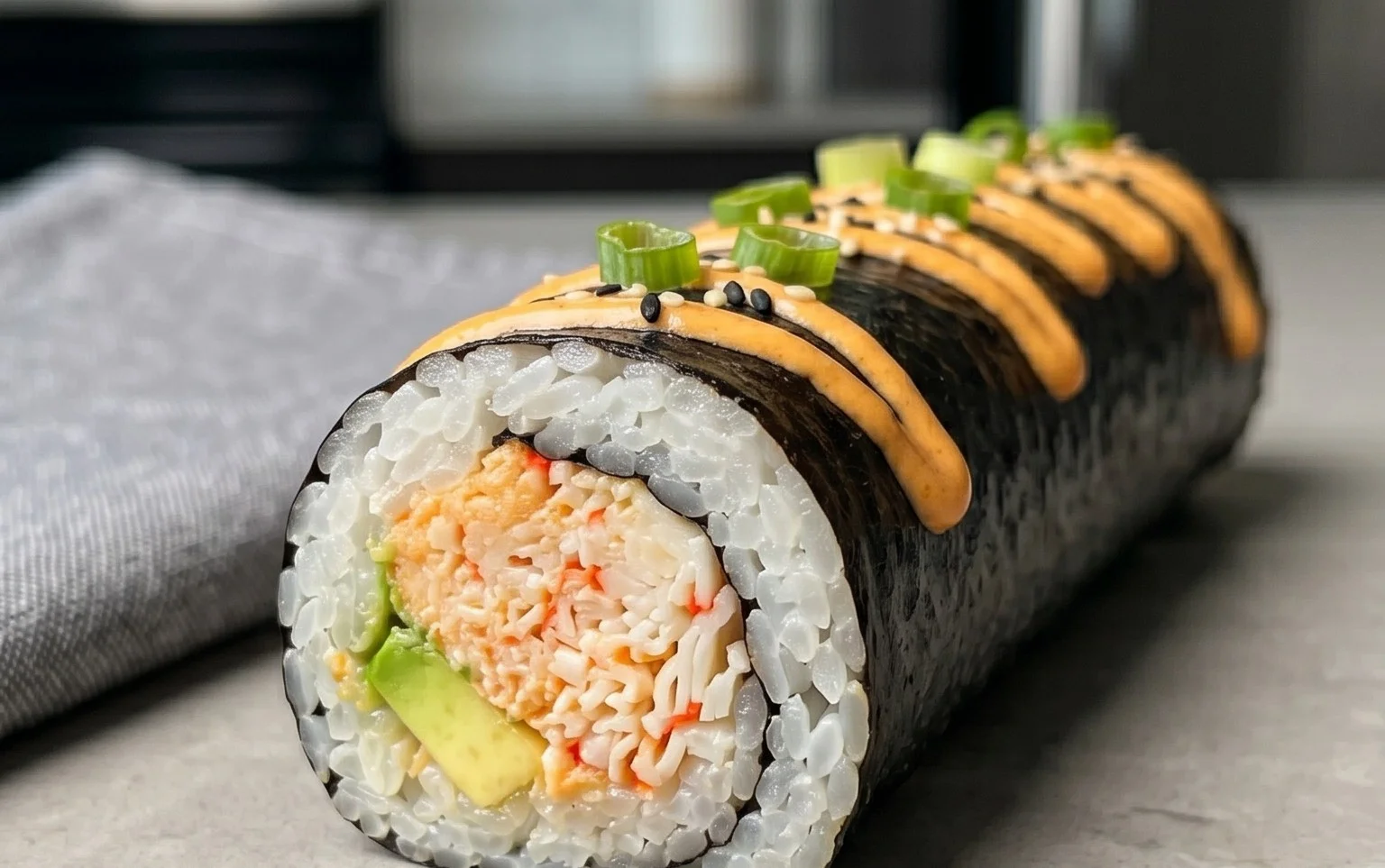 Kani Sushi (Spicy Crab Roll)