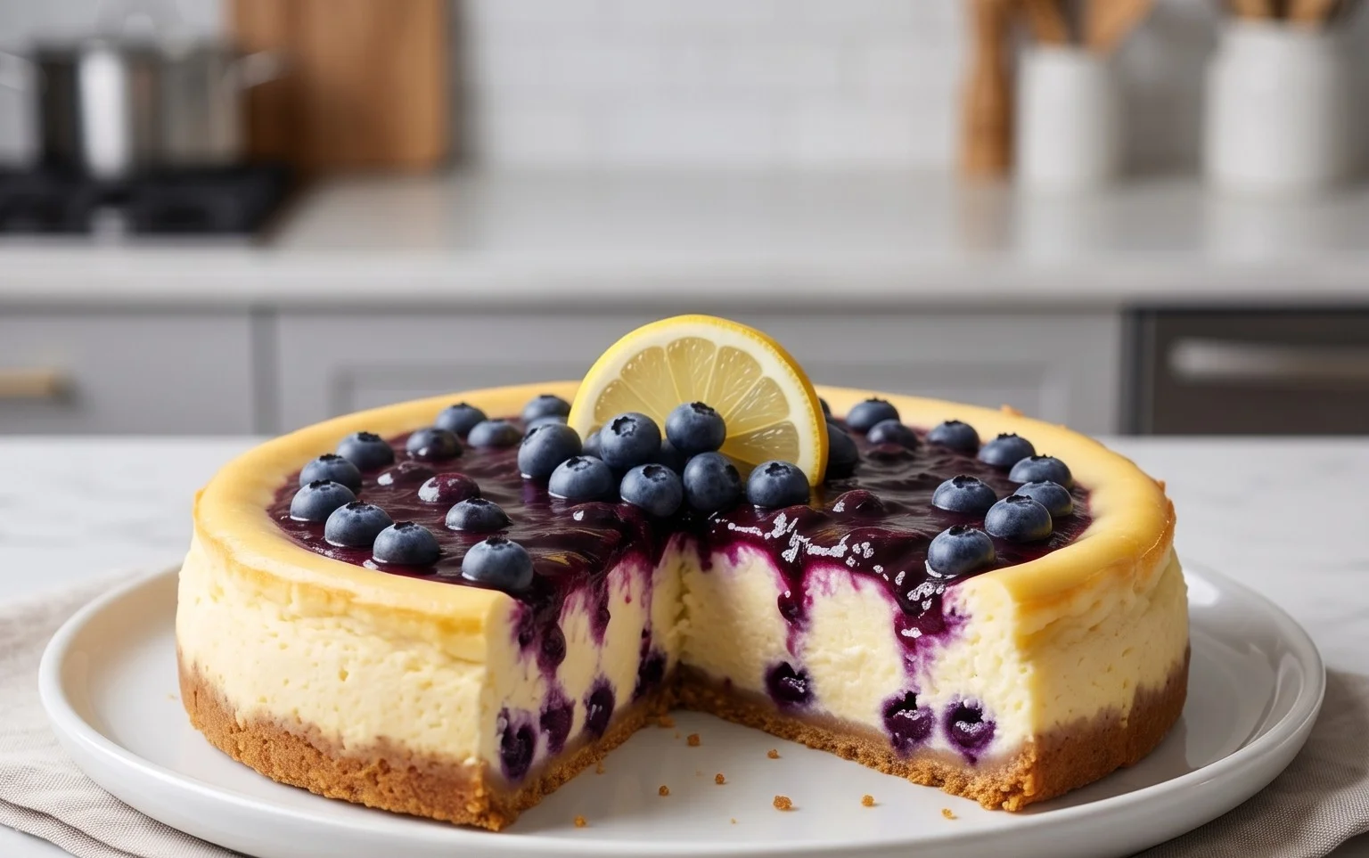 Lemon Blueberry Cheesecake