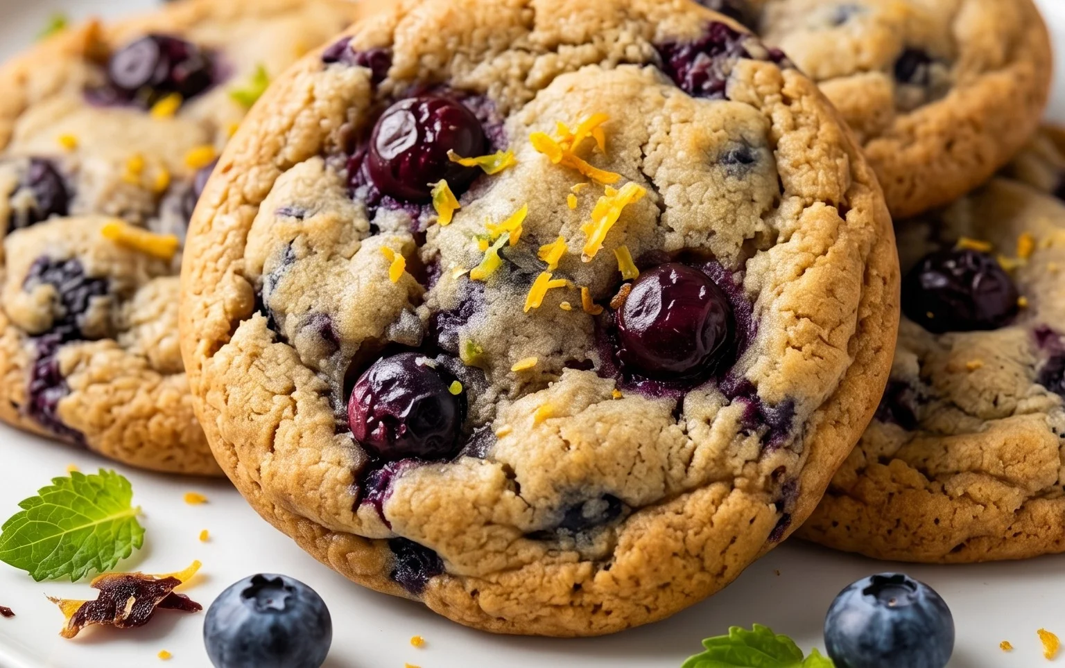 Best Ever Blueberry Cookies