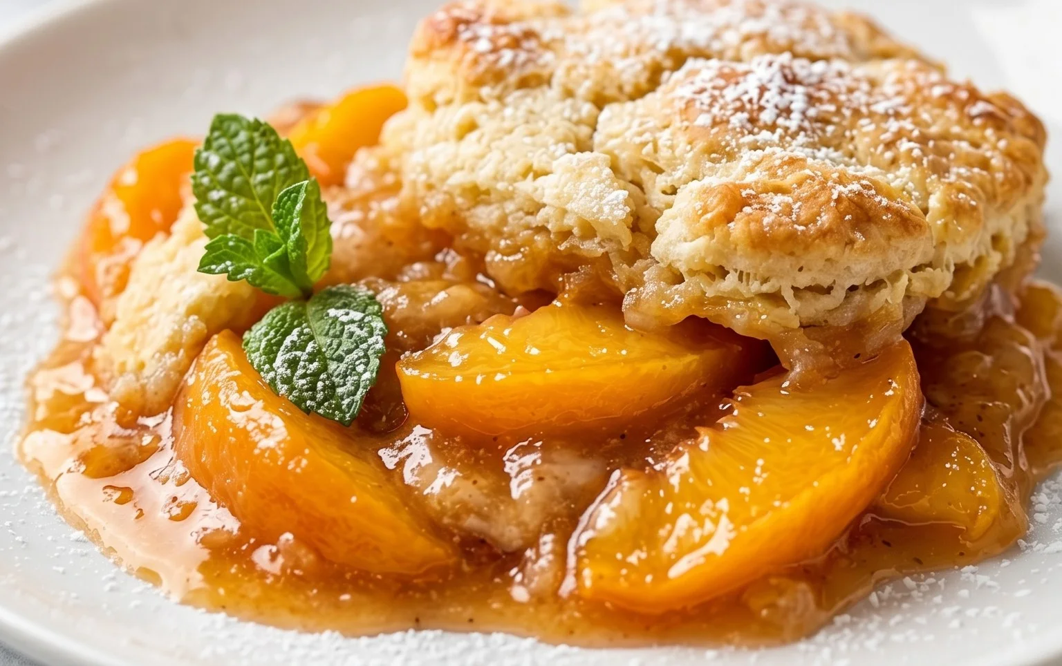 Fresh Peach Cobbler