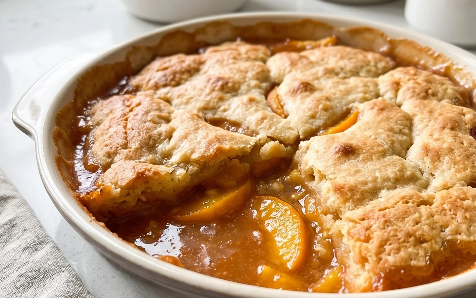Fresh Peach Cobbler