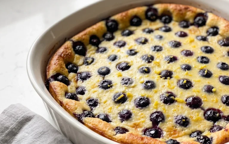 Lemon Blueberry Clafoutis
