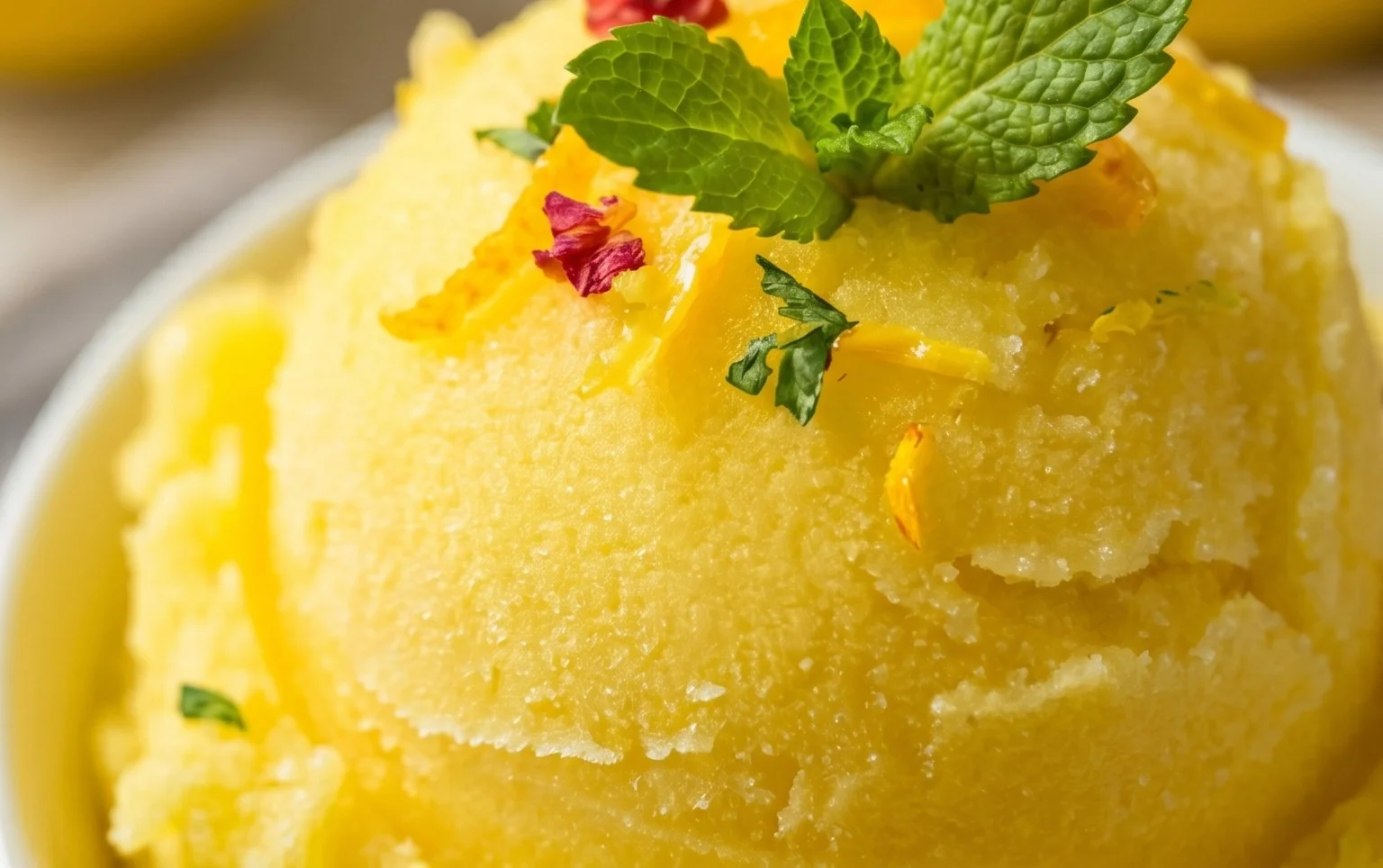 Lemon Sorbet