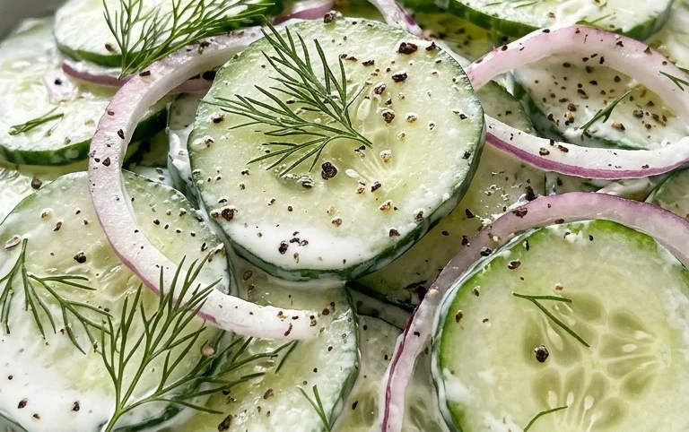 Polish Cucumber Salad