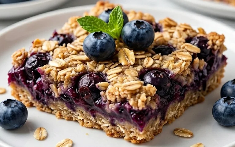 Blueberry Oatmeal Bars
