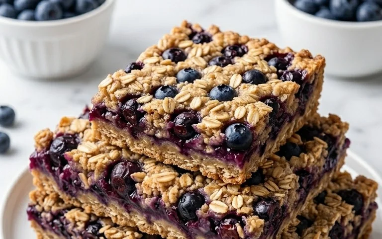 Blueberry Oatmeal Bars
