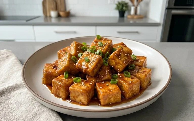 Honey Garlic Tofu