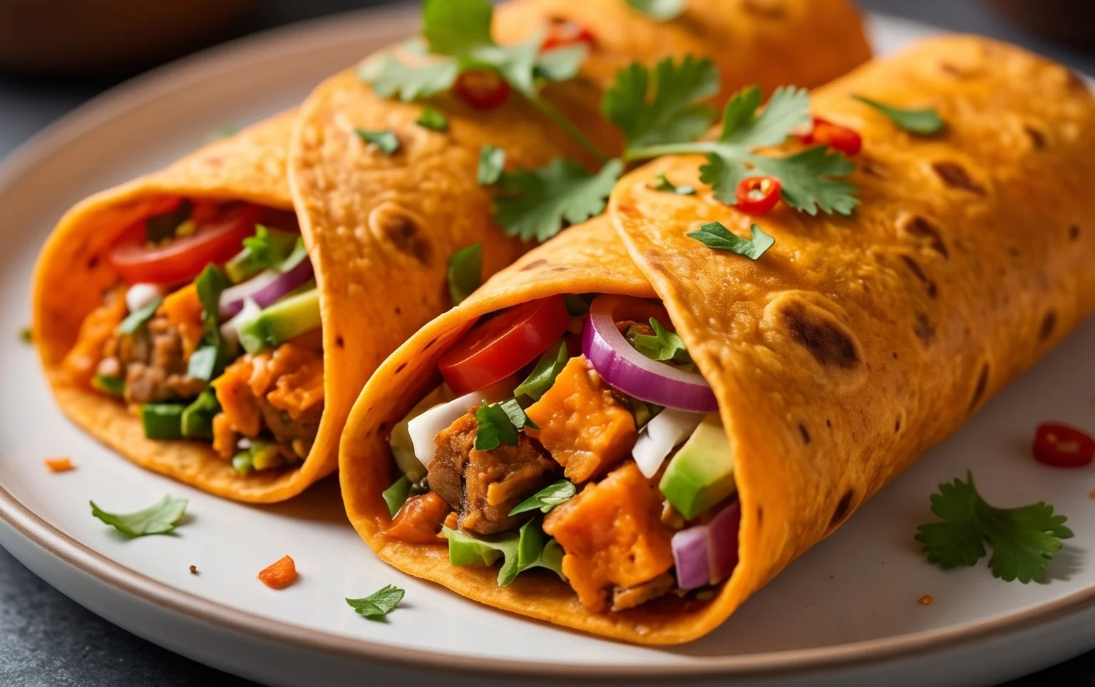 Sweet Potato Tortillas (Gluten-Free Vegan Wraps)