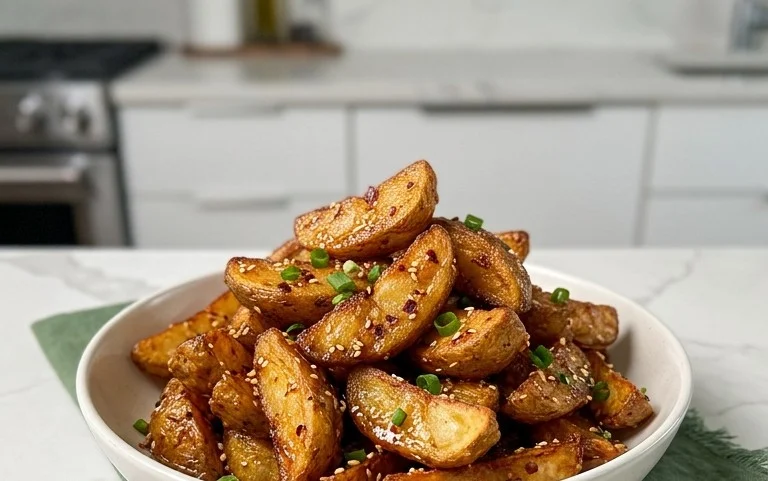 Crispy Honey Chilli Potatoes