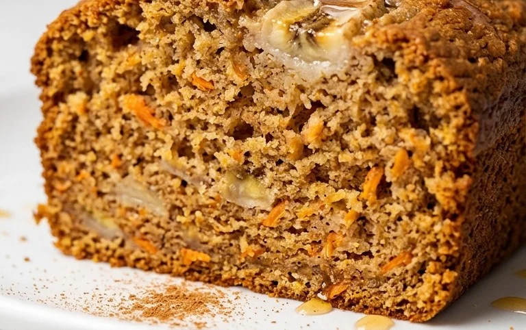 Dairy Free Carrot Cake Banana Bread