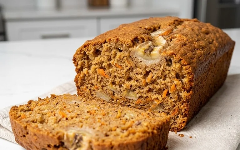 Dairy Free Carrot Cake Banana Bread