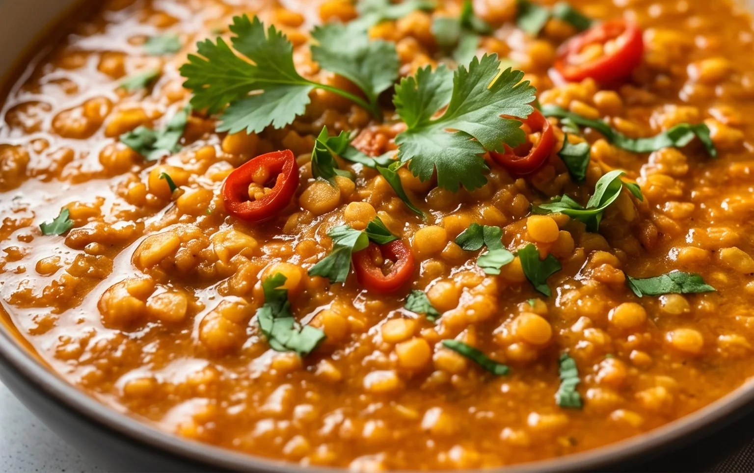 Spicy Red Lentil Curry