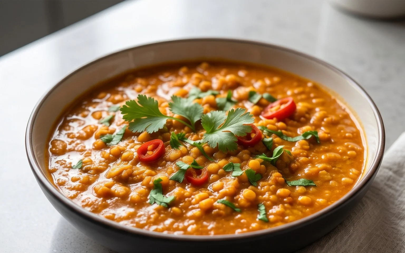 Spicy Red Lentil Curry