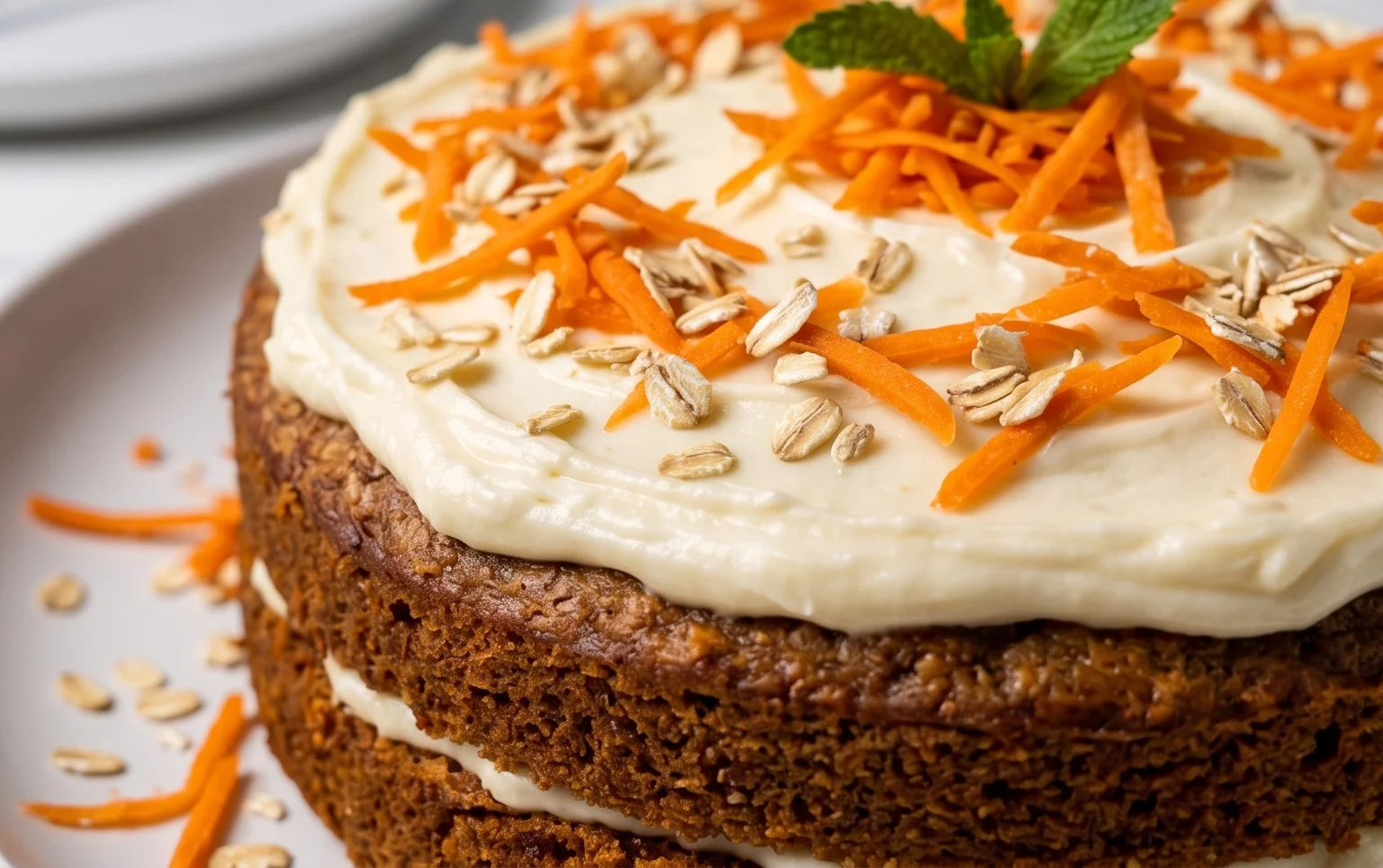 Easy Flourless Oatmeal Carrot Cake Recipe