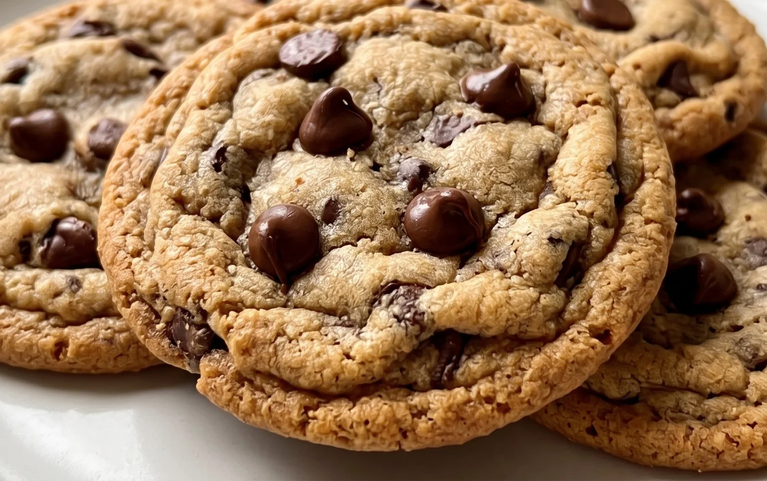 Crispy and Chewy Chocolate Chip Cookies