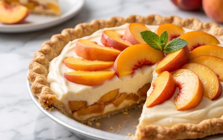 Peaches and Cream Pie