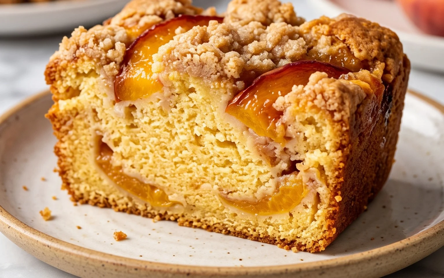 Peach Cobbler Pound Cake