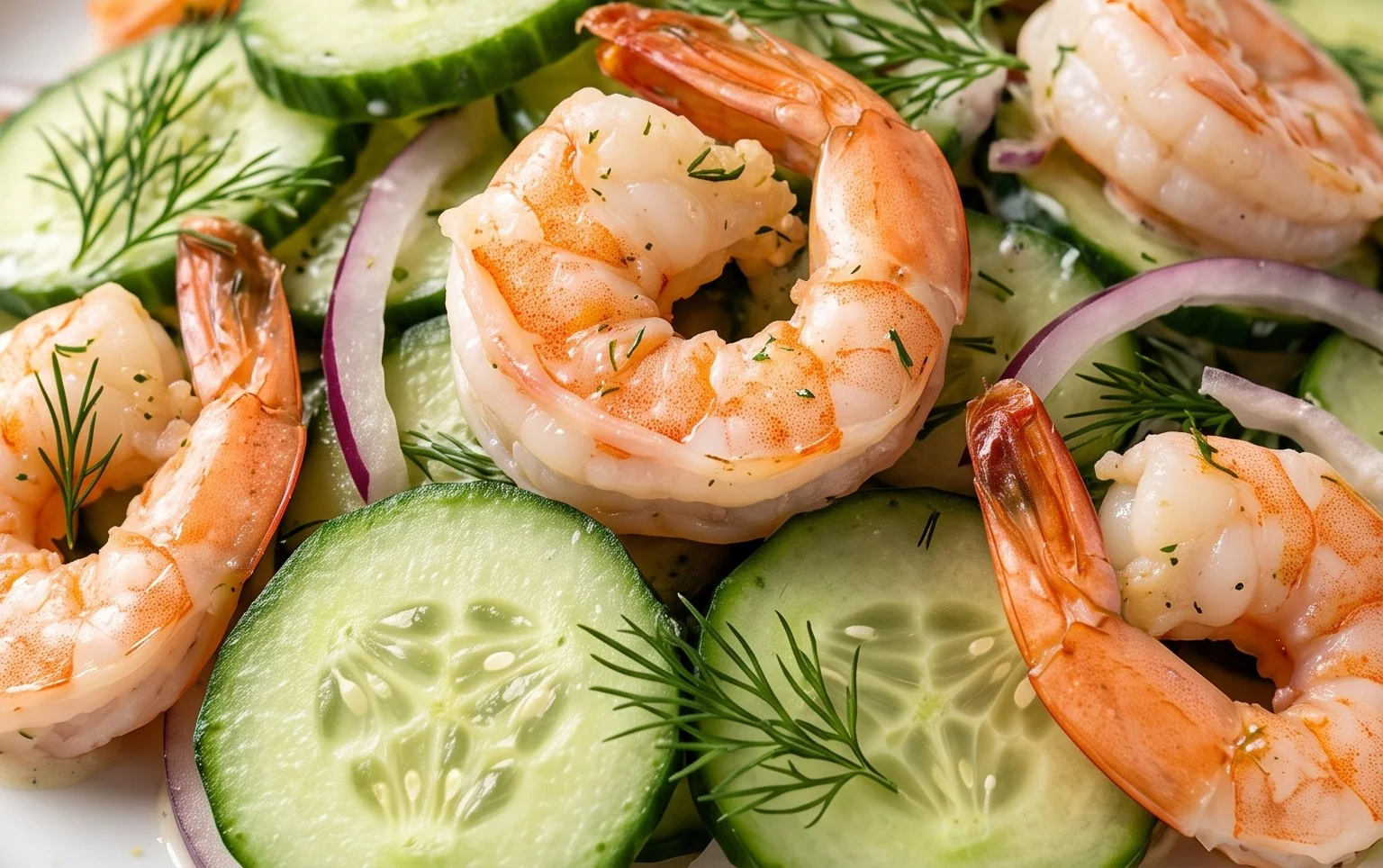 Cucumber Shrimp Salad