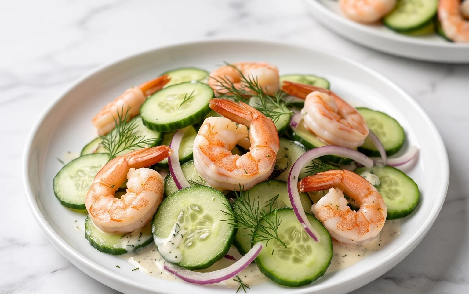 Cucumber Shrimp Salad
