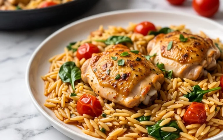 Chicken Orzo (30-Minutes, One-Pan)