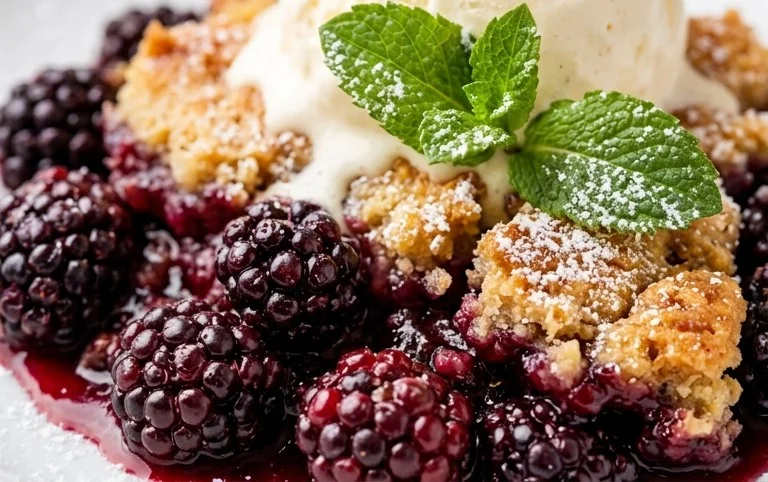 The Pioneer Women's Blackberry Cobbler