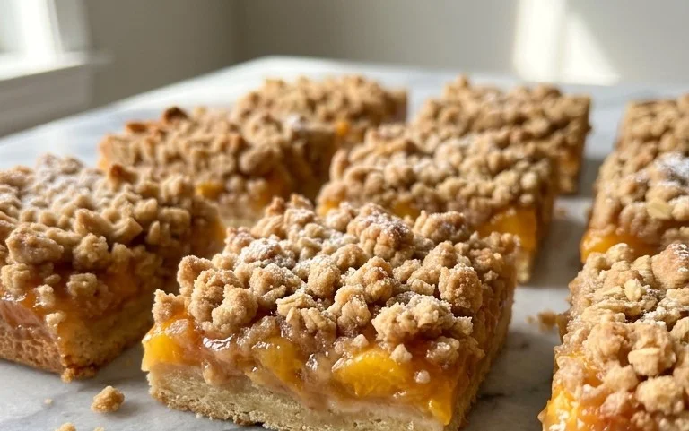 Fresh Peach Crum extractb Bars