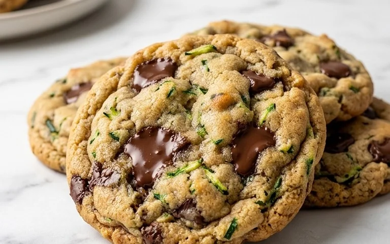 Zucchini Chocolate Chip Cookies