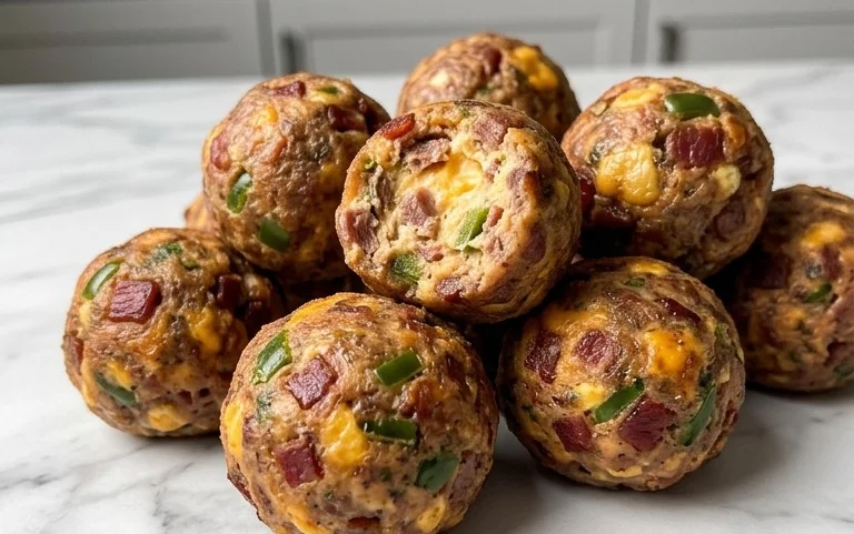 Beef Bacon Jalapeño Popper Cheese Balls
