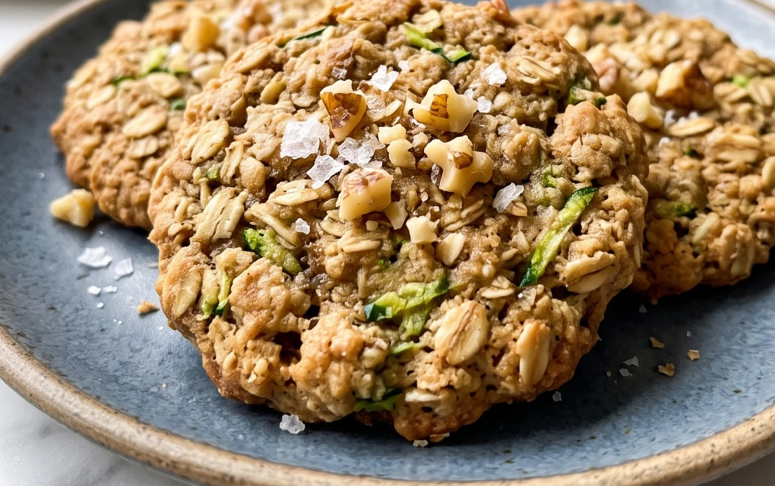 Healthy Zucchini Oatmeal Cookies