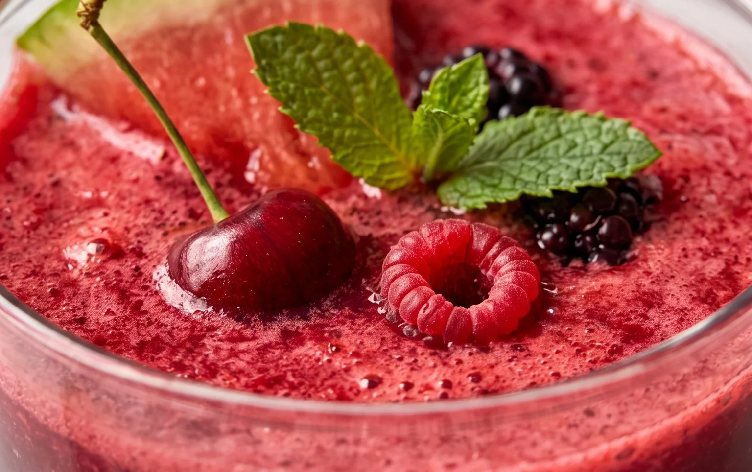 Watermelon Cherry Berry Beet Juice