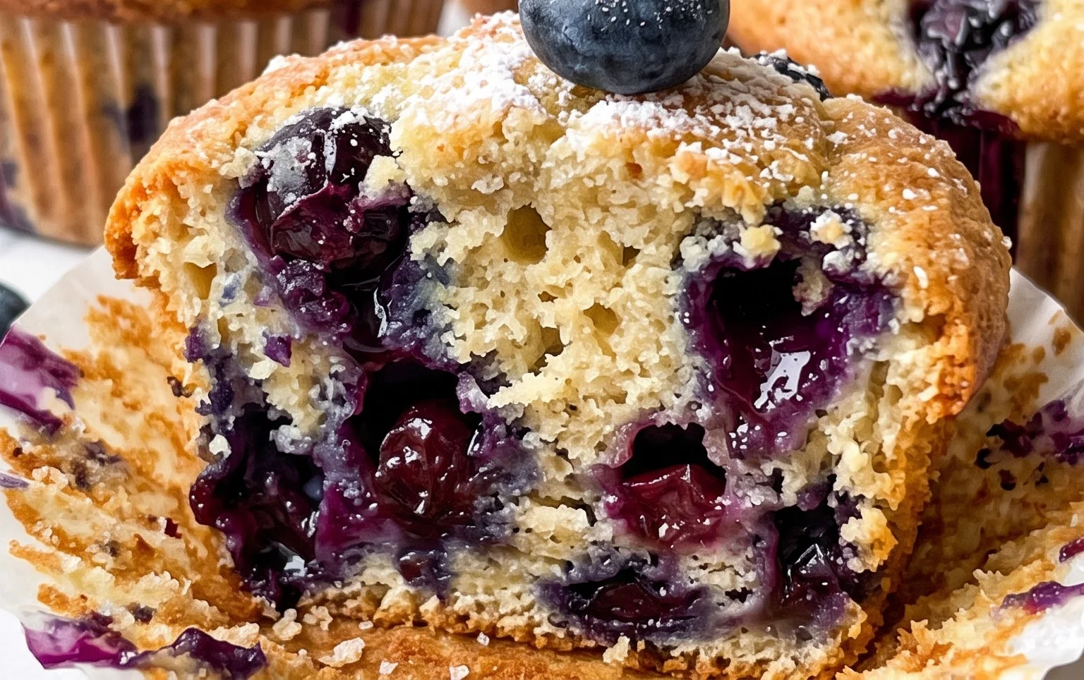 Homemade Blueberry Muffins