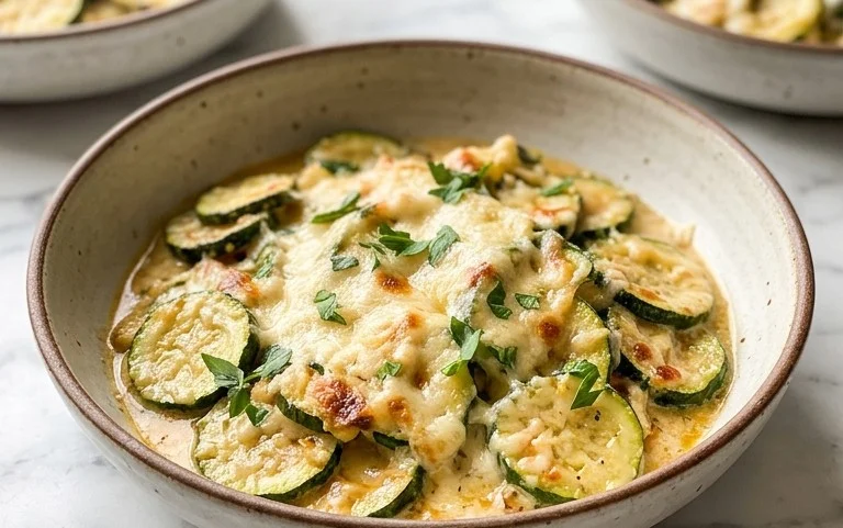 Creamy Parmesan Zucchini