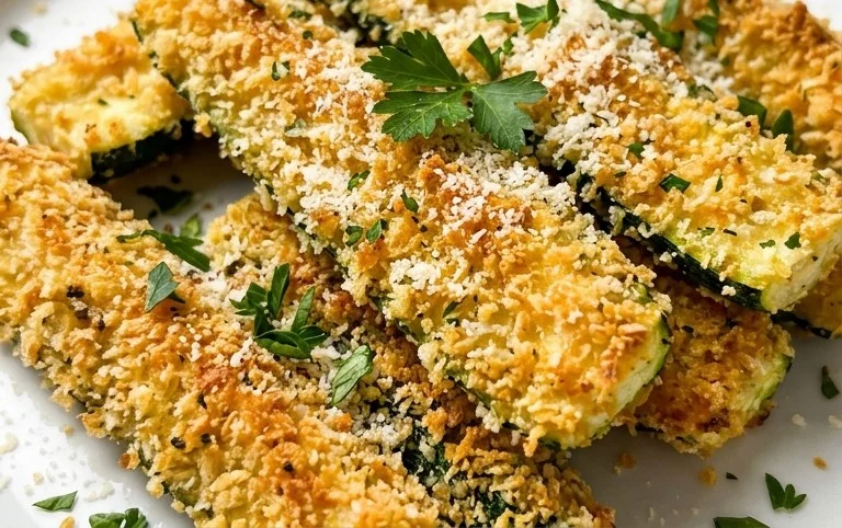 Baked Zucchini Sticks (Oven or Air Fryer)