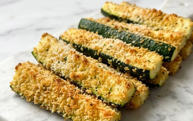 Baked Zucchini Sticks (Oven or Air Fryer)