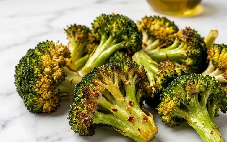 Oven Roasted Broccoli (Baked Broccoli)