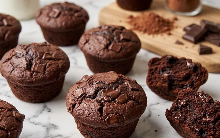 Double Chocolate Muffins