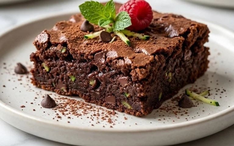 Secretly Healthy Zucchini Brownies