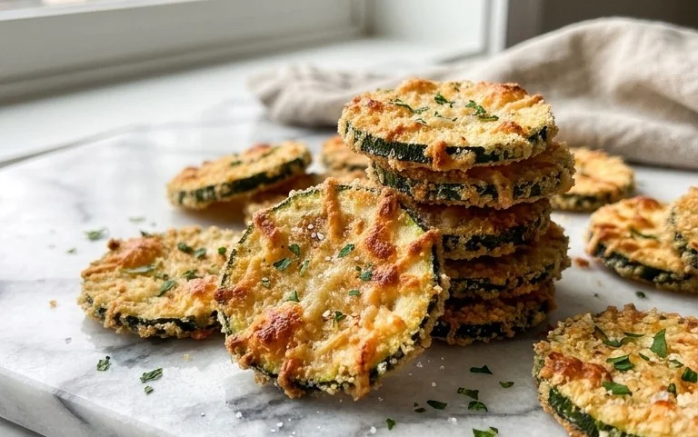 Crispy Baked Zucchini Chips