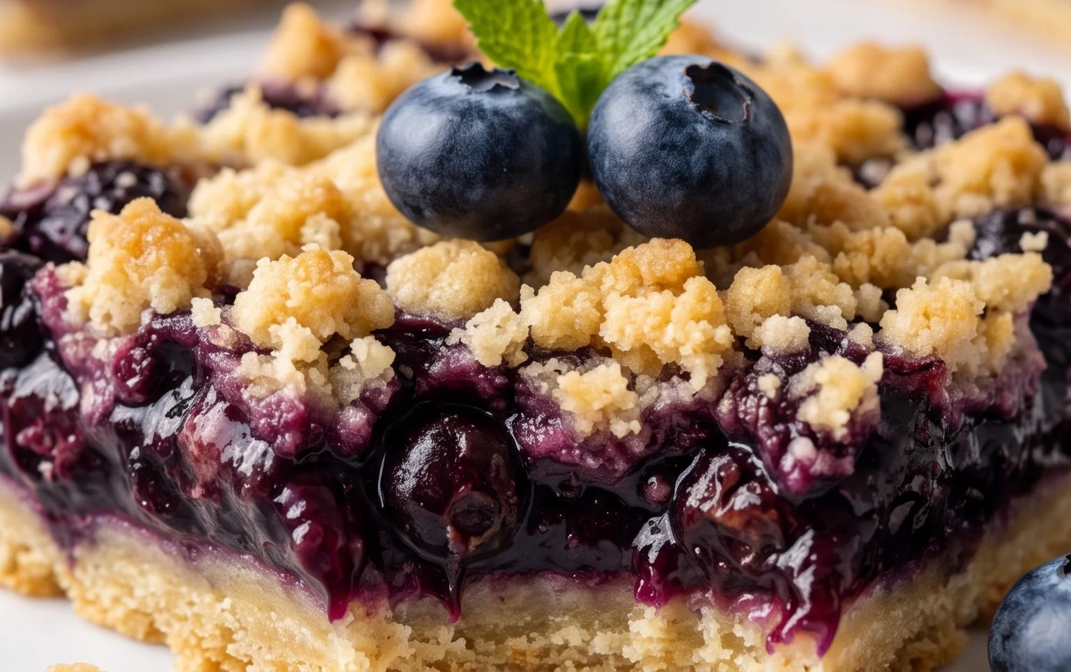 Easy Blueberry Pie Bars