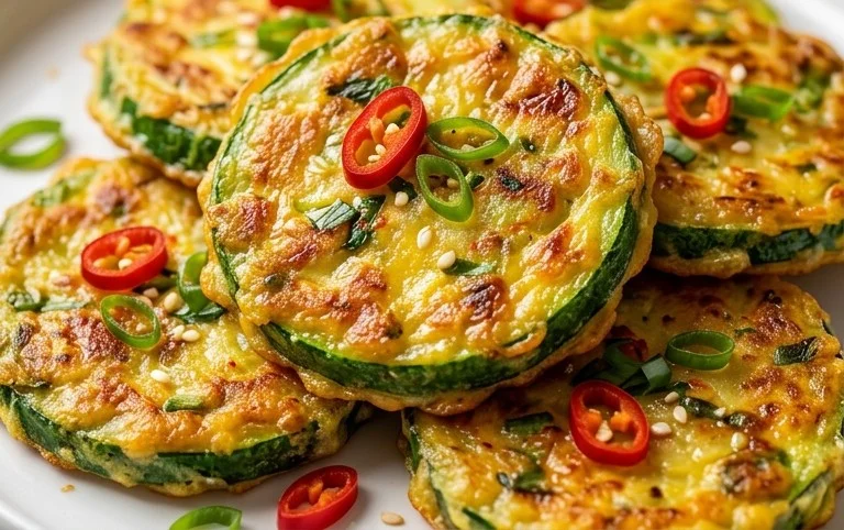 Quick & Easy Korean Zucchini Fritters (Hobak Jeon)