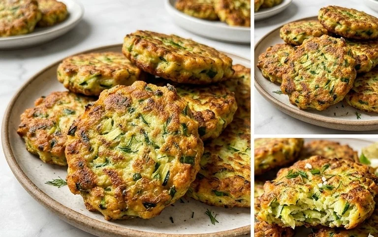 Kolokithokeftedes (Greek Zucchini Fritters)