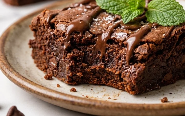 Flourless Chickpea Brownies (Vegan & Gluten Free)